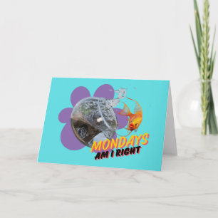 Montags, habe ich recht? karte