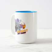 Montags, habe ich recht? zweifarbige tasse (Vorderseite Links)