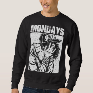 Montags Sind zum Kotzen Liebe Das Wochenende sarka Sweatshirt