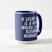 Montags Tasse (VorderseiteRechts)