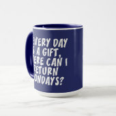 Montags Tasse (Vorderseite Links)