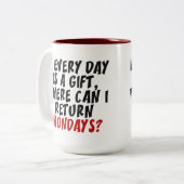 Montags Tasse (Vorderseite Links)