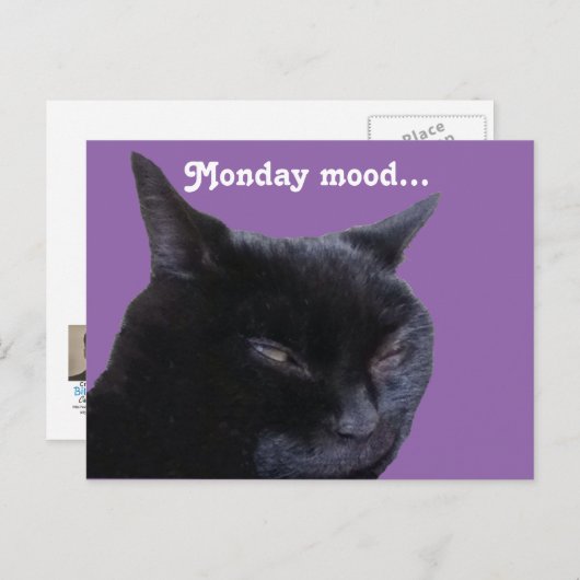 Montagsstimmung nach Postkarte (Vorne/Hinten)