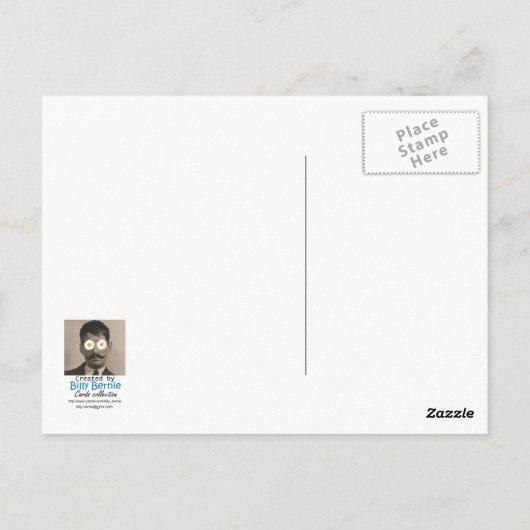 Montagsstimmung nach Postkarte (Rückseite)