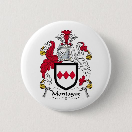 Montague Familienwappen Button (Vorderseite)
