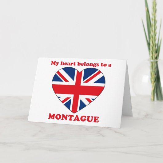 Montague Feiertagskarte (Vorderseite)