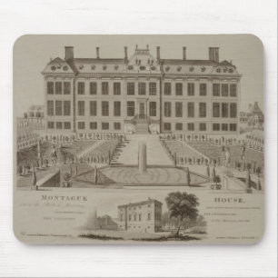 Montague Haus, jetzt das British Museum, 1813 Mousepad