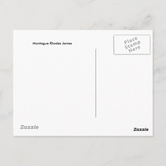Montague Rhodes James Postkarte (Rückseite)