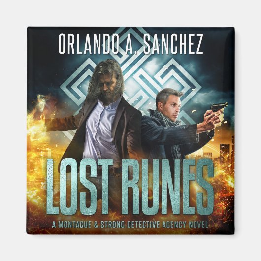 Montague & Strong Case Files 19 - Lost Runes Magnet (Vorne)