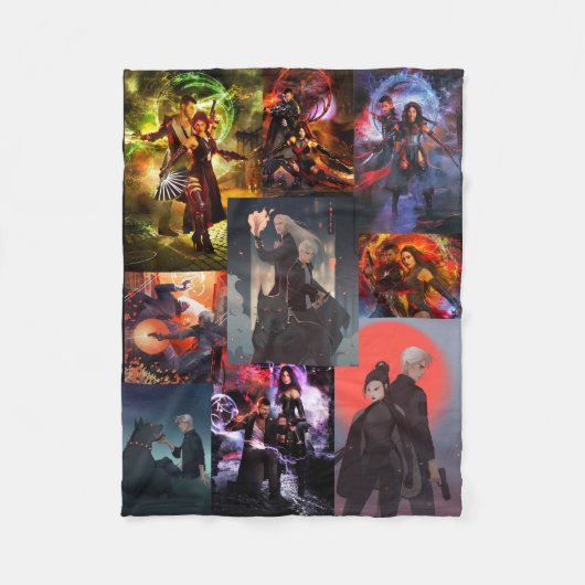 Montague & Strong Fleece Blanket - Collage (Vorderseite)