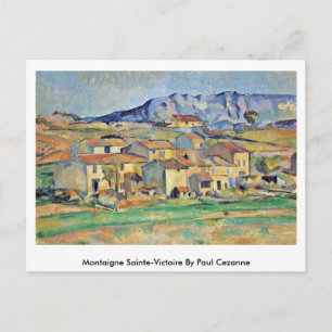 Montaigne Sainte-Victoire By Paul Cezanne Postkarte