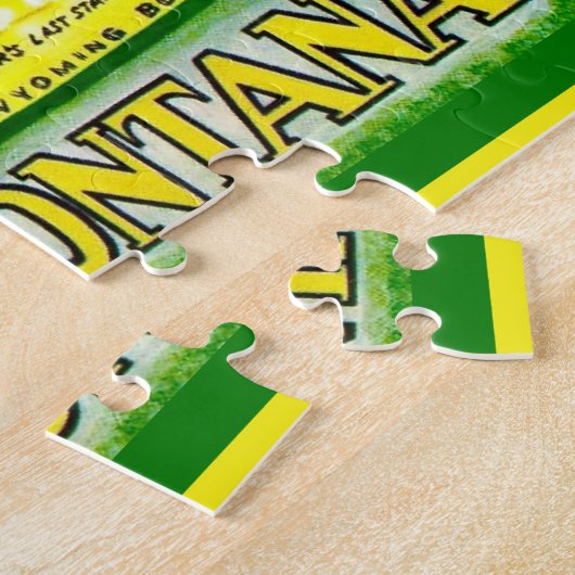 Montana 11x14 Illustrated Map Puzzle (Seite)