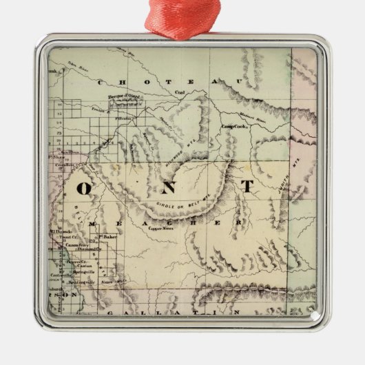 Montana 2 ornament aus metall (Vorne)