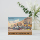 Montana, 600 Bar & Cafe, Miles City Postkarte (Stehend Vorderseite)
