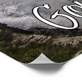 Montana Auf dem Weg zu den Landschaftlichen Highwa Poster (Ecke)