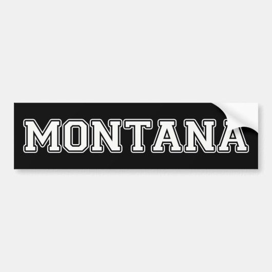 Montana Autoaufkleber (Vorne)