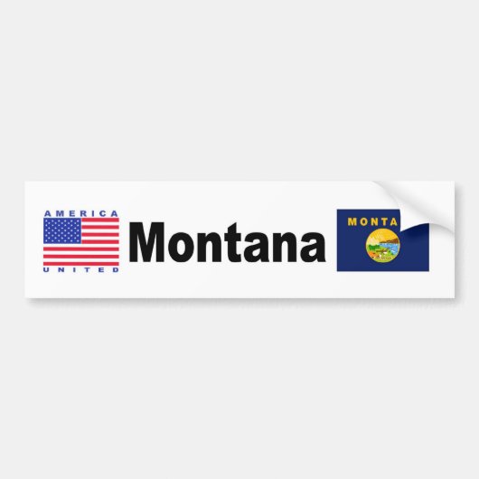 Montana Autoaufkleber (Vorne)