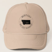 Montana Baseball Hat Truckerkappe (Vorderseite)