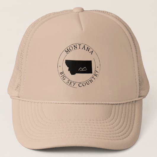 Montana Baseball Hat Truckerkappe (Vorderseite)
