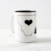 Montana-Baum-Tasse Zweifarbige Tasse (Vorderseite Links)