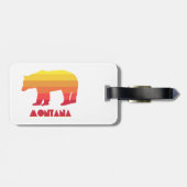 Montana Bear Gepäckanhänger (Rückseite horizontal)