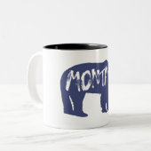 Montana Bear Zweifarbige Tasse (Vorderseite Links)