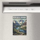 Montana Bearzahnweg Magnet (In Situ (Geschirrspüler))