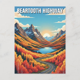 Montana Bearzahnweg Postkarte