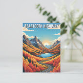 Montana Bearzahnweg Postkarte (Stehend Vorderseite)