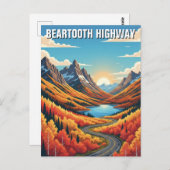 Montana Bearzahnweg Postkarte (Vorne/Hinten)