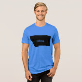 Montana Belong Heart Staatsstolz Tri-Blend Shirt (Vorderseite voll)