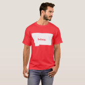 Montana Belong Staat Karte T-Shirt (Vorne ganz)