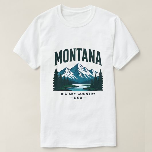 Montana Berg Erbe T-Shirt (Design vorne)