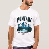 Montana Berg Erbe T-Shirt (Vorderseite)