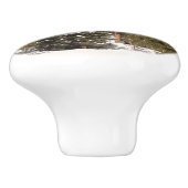 Montana Bergbahnen im Winter Landschaftsbild Foto Keramikknauf (Seitenansicht)