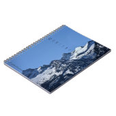 Montana-BergNotebook Notizblock (Linke Seite)