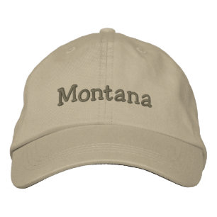 Montana bestickte Baseballkappe / Hat Khaki