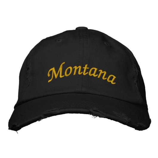 Montana bestickter Hut (Vorderseite)