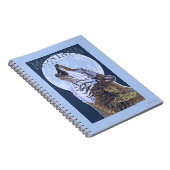 Montana — Big Sky CountryHowling Wolf Notizblock (Rechte Seite)