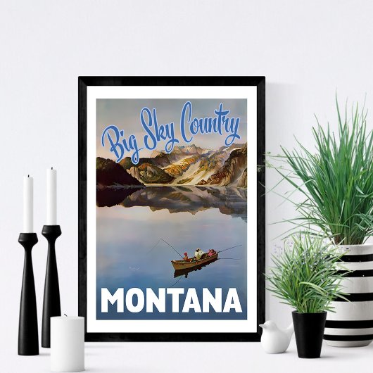 Montana Big Sky Poster