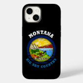 MONTANA BIG SKY State FLAG Case-Mate iPhone Hülle (Rückseite)