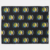 MONTANA BIG SKY State FLAG Fleecedecke (Vorderseite (Horizontal))