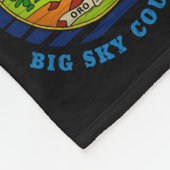 MONTANA BIG SKY State FLAG Fleecedecke (Ecke)