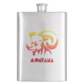 Montana Bighorn Flachmann (Vorderseite)