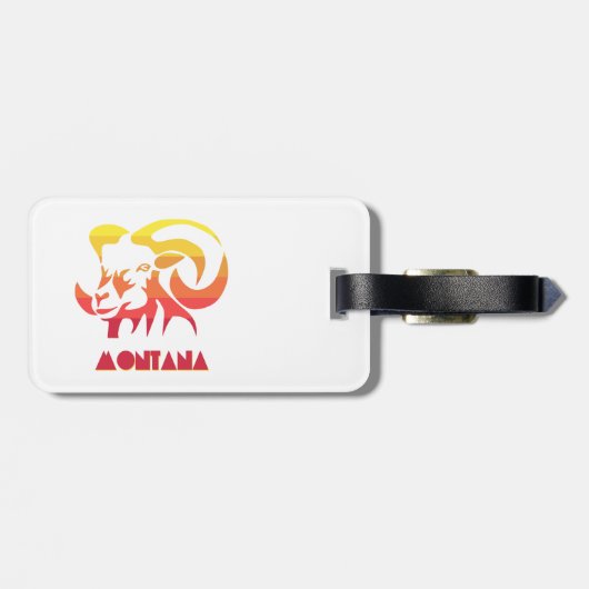 Montana Bighorn Gepäckanhänger (Rückseite horizontal)