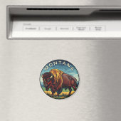 Montana Bison Magnet (In Situ (Geschirrspüler))
