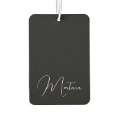Montana Black mit weißen Buchstaben Autolufterfrischer (Rückseite)