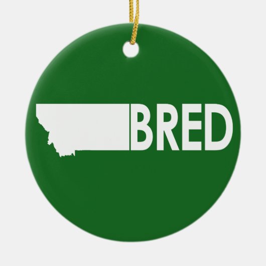 Montana Bred Keramikornament (Vorne)