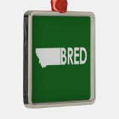 Montana Bred Silbernes Ornament (Rechts)