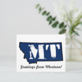 Montana Briefmarke Postkarte (Stehend Vorderseite)